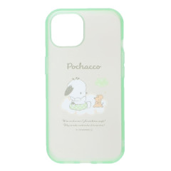 Japan Sanrio IIIIfit Clear iPhone Case - Pochacco / iPhone15 & iPhone14 & iPhone13