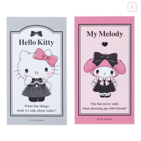 Japan Sanrio Original Pass Case & Sticker Set - French Girly Sweet Party - 5