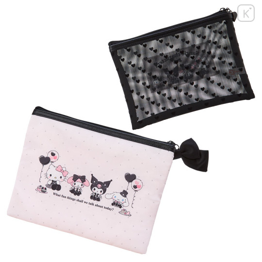 Japan Sanrio Original Flat Pouch Set - French Girly Sweet Party - 2