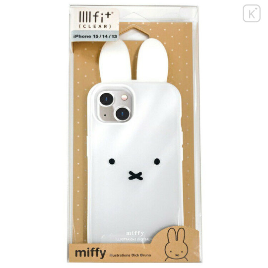 Japan Miffy IIIIfit Clear iPhone Case - White / iPhone15 & iPhone14 & iPhone13 - 1