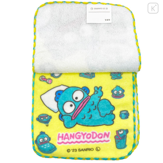 Japan Sanrio Mini Towel Handkerchief Set - Hangyodon - 3