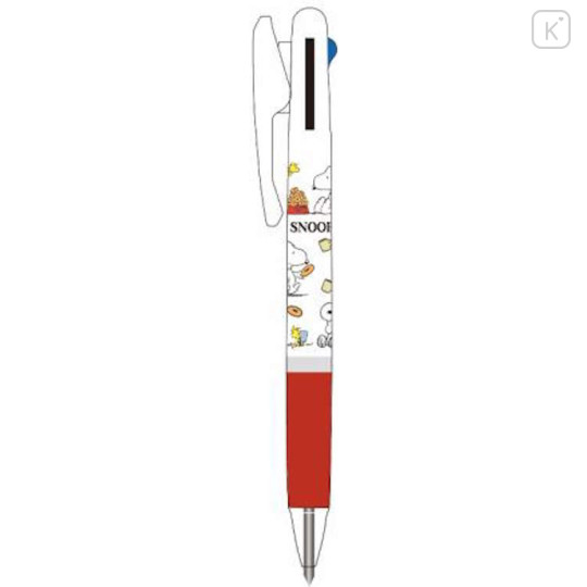 Japan Peanuts Jetstream 3 Color Multi Ballpoint Pen - Snoopy : White - 1