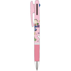 Japan Peanuts Jetstream 3 Color Multi Ballpoint Pen - Snoopy : Pink