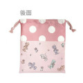 Japan Disney Drawstring Bag - Minnie Mouse : Light Pink - 2