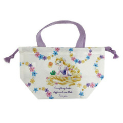 Japan Disney Drawstring Bag / Lunch Bag - Rapunzel / Flora