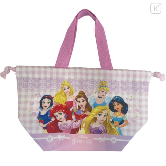 Japan Disney Drawstring Bag / Lunch Bag - Princess - 1