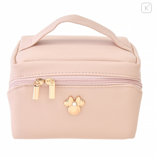 Japan Disney Store Vanity Pouch - Minnie Mouse : Latte Cosme - 1