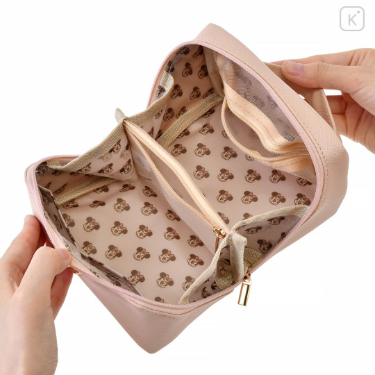 Japan Disney Store Vanity Pouch - Minnie Mouse : Latte Cosme - 5
