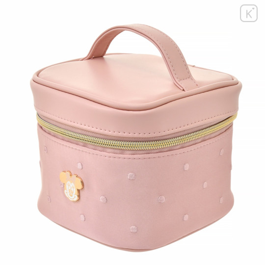 Japan Disney Store Vanity Pouch - Minnie Mouse : Gold Heart - 2