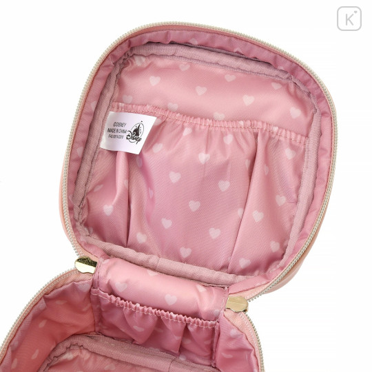 Japan Disney Store Vanity Pouch - Minnie Mouse : Gold Heart - 6
