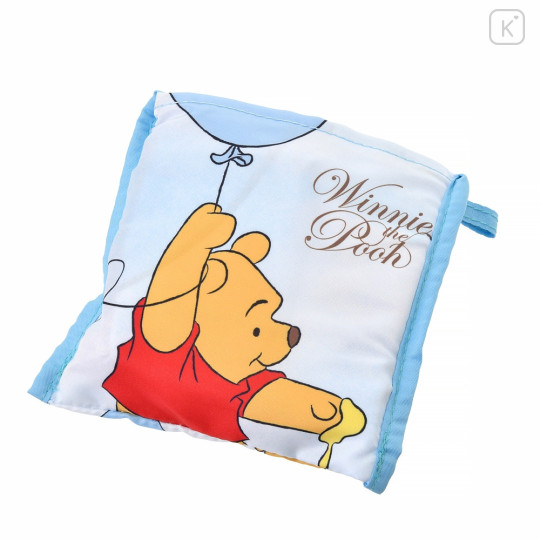 Japan Disney Store Eco Shopping Bag - Winnie The Pooh / Light Blue Balloon - 4