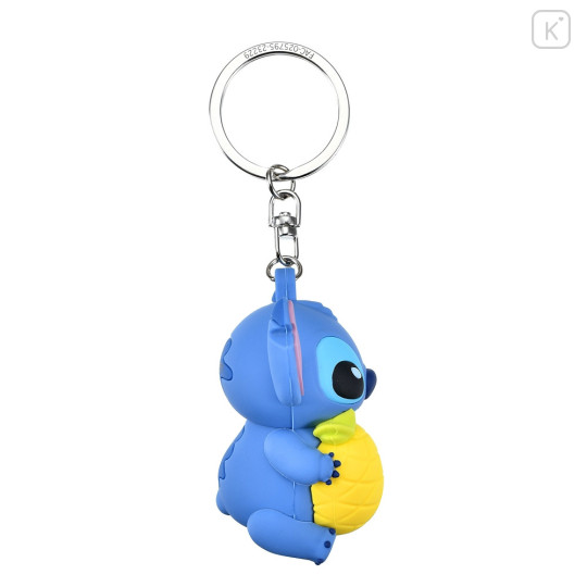 Japan Disney Store Keychain - Stitch / Pineapple 3D - 4