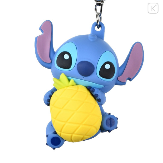 Japan Disney Store Keychain - Stitch / Pineapple 3D - 6