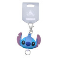 Japan Disney Store Rubber Reel Key Chain - Stitch : 3D - 2