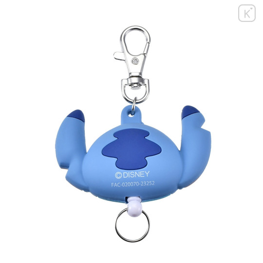 Japan Disney Store Rubber Reel Key Chain - Stitch : 3D - 3