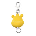 Japan Disney Store Rubber Reel Key Chain - Pooh / 3D - 3