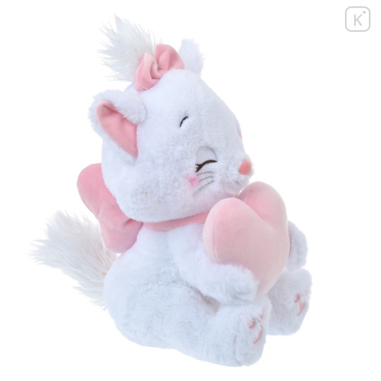 Japan Disney Store Fluffy Plush - Marie Cat : Smiley Heart - 3