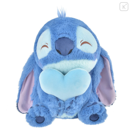 Japan Disney Store Fluffy Plush - Stitch : Smiley Heart - 1