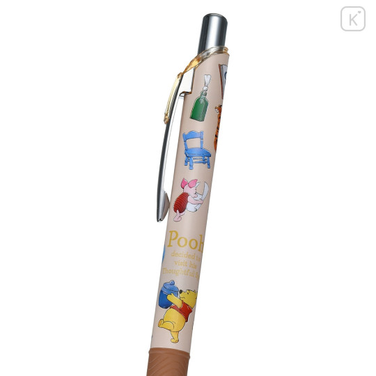 Japan Disney Store EnerGel Gel Ballpoint Pen - Pooh & Piglet / Holiday - 2