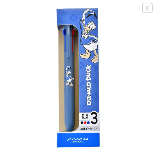 Japan Disney Store Jetstream 3 Color Multi Ball Pen - Donald Duck - 1