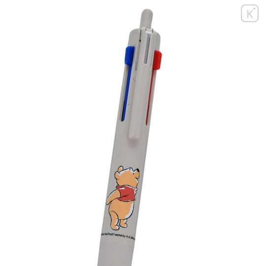 Japan Disney Store Jetstream 3 Color Multi Ball Pen - Winnie The Pooh / Beige - 3