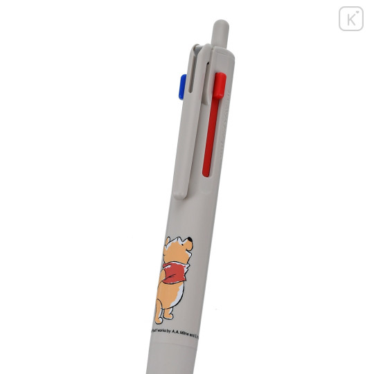 Japan Disney Store Jetstream 3 Color Multi Ball Pen - Winnie The Pooh / Beige - 4