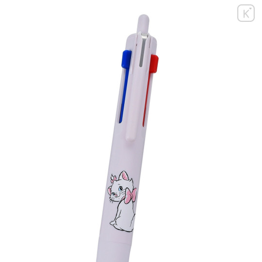 Japan Disney Store Jetstream 3 Color Multi Ball Pen - Marie Cat / Light Pink - 3