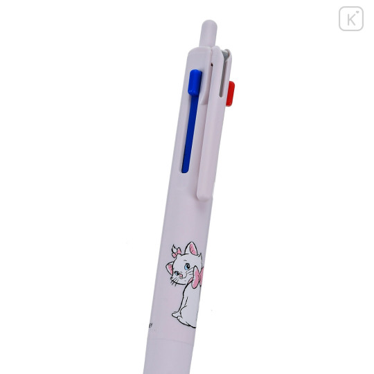 Japan Disney Store Jetstream New 3 Color Multi Ballpoint Pen - Marie Cat : Light Pink - 4