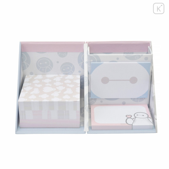Japan Disney Store Sticky Notes & Memo Pad & Pen Stand - Baymax / Love - 1