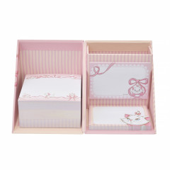 Japan Disney Store Sticky Notes & Memo Pad & Pen Stand - Marie Cat / Love