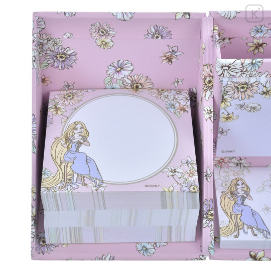 Japan Disney Store Sticky Notes & Memo Pad & Pen Stand - Rapunzel : Flower - 5