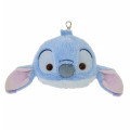 Japan Disney Store Pass Case Pouch & Reel - Stitch / Fluffy Fuwamoco Zakka - 1