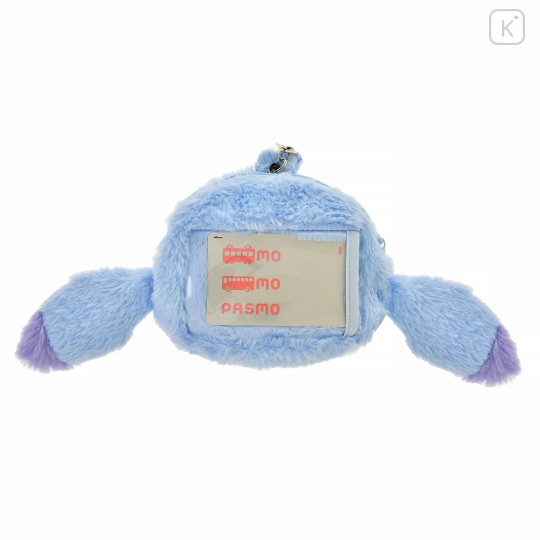 Japan Disney Store Pass Case Pouch & Reel - Stitch / Fluffy Fuwamoco Zakka - 4