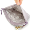 Japan Miffy Embroidery Drawstring Bag - Boris / Purple - 3