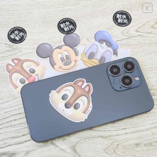 Japan Disney Vinyl Sticker - MIckey Mouse / 3D - 2