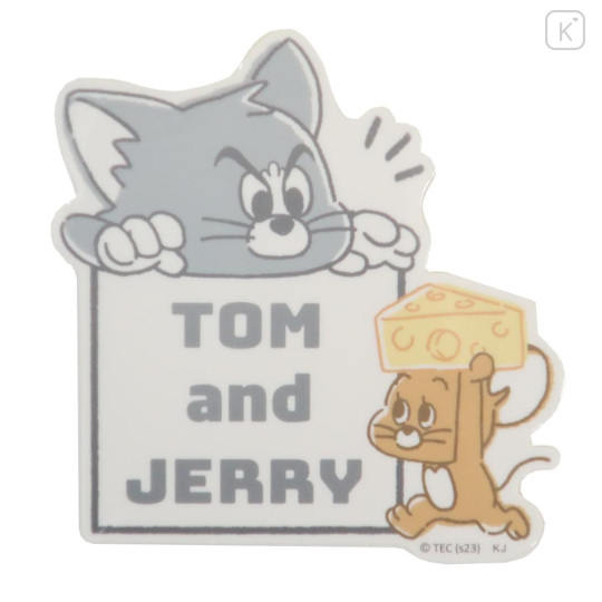 Japan Tom and Jerry Vinyl Sticker - Cheese - 1