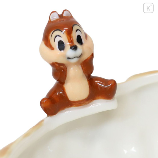 Japan Disney Porcelain Snack Bowl - Chip & Dale / Peanuts - 3