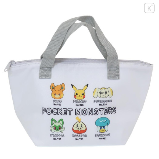 Japan Pokemon Insulated Cooler Bag - Pikachu / White & Grey - 1