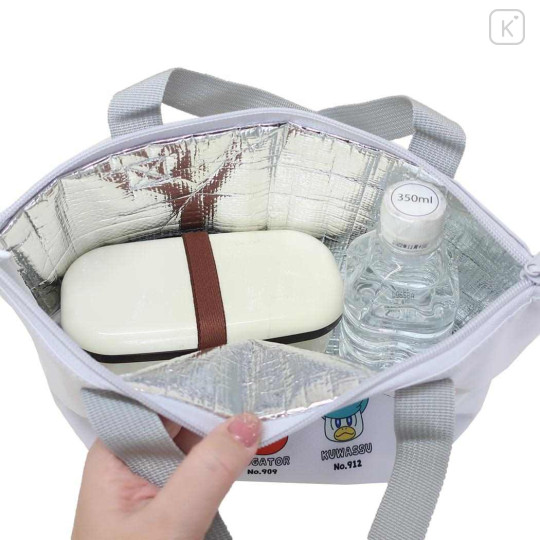 Japan Pokemon Insulated Cooler Bag - Pikachu / White & Grey - 3