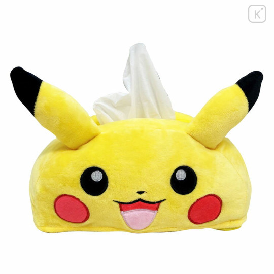 Japan Pokemon Tissue Box Cover Plush - Pikachu - 1