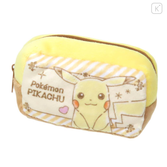 Japan Pokemon Soft Mini Pouch - Pikachu - 1
