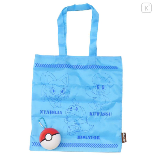 Japan Pokemon Eco Shopping Bag & Pokeball - Fuecoco & Quaxly & Sprigatito - 1