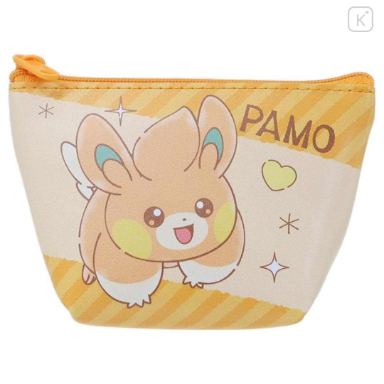 Japan Pokemon Triangular Mini Pouch - Pawmi - 1
