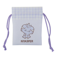 Japan Pokemon Mini Drawstring Bag - Espurr / Pokepeace