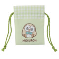 Japan Pokemon Mini Drawstring Bag - Rowlet / Pokepeace - 1