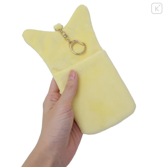 Japan Pokemon Photo Holder Card Case Keychain - Pikachu / Fluffy Yellow / Enjoy Idol - 2