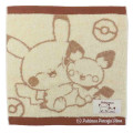 Japan Pokemon Jacquard Towel Handkerchief - Pichu & Pikachu - 1