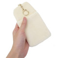 Japan Pokemon Photo Holder Card Case Keychain - Milcery / Pokepeace Fluffy Beige Enjoy Idol - 2