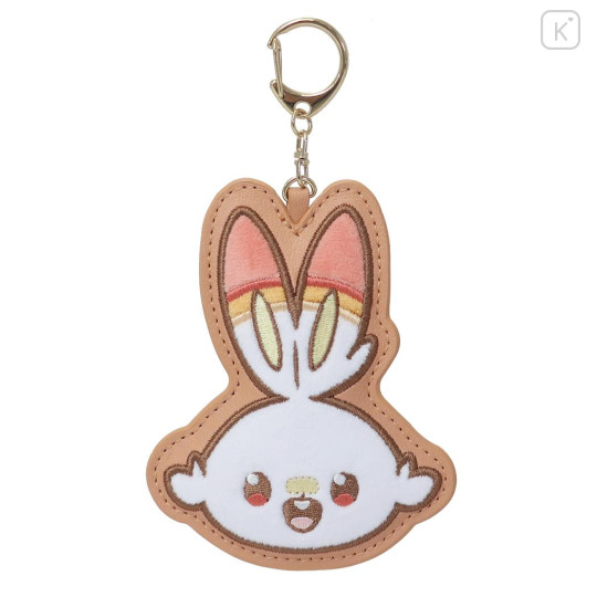 Japan Pokemon Craft Charm Keychain - Scorbunny / Pokepeace - 1