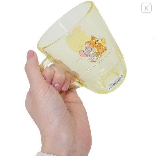 Japan Tom and Jerry Plastic Cup - Yellow - 2